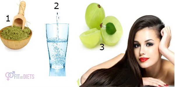 Henna and Amla Pack for Healthy Hair