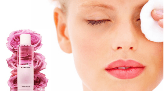 Rose water is often used as a skin toner