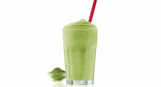 Matcha Pear Green Protein Smoothie