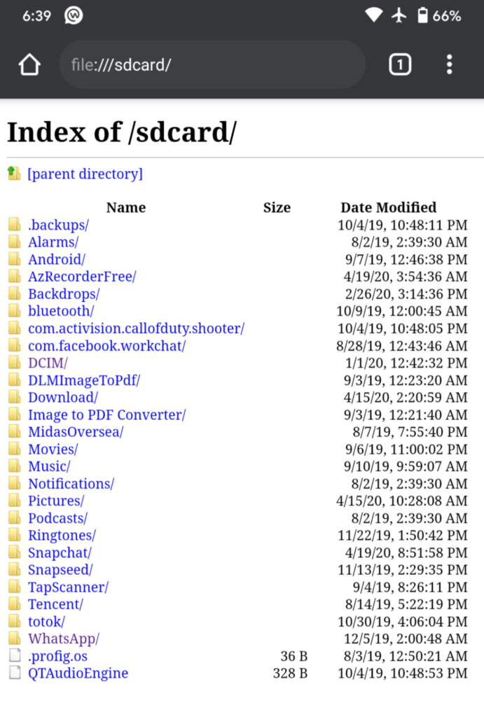 How to Use File: ///sdcard/ to View Files on Android